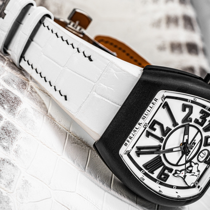Alligator Leather Strap for Franck Muller Vanguard