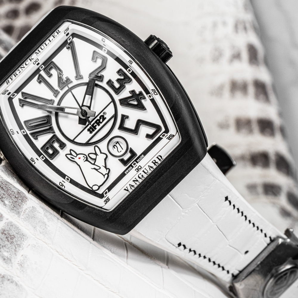 Alligator Leather Strap for Franck Muller Vanguard