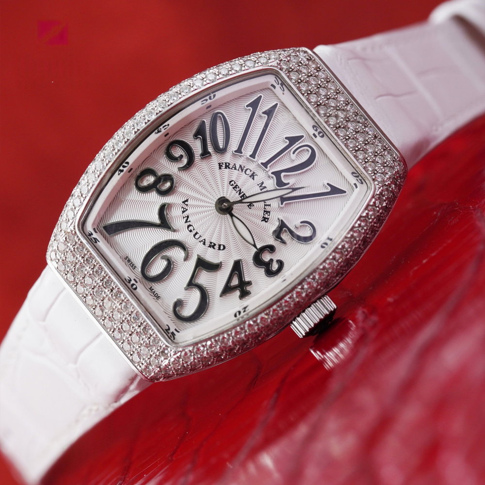 Alligator Leather Strap for Franck Muller Vanguard