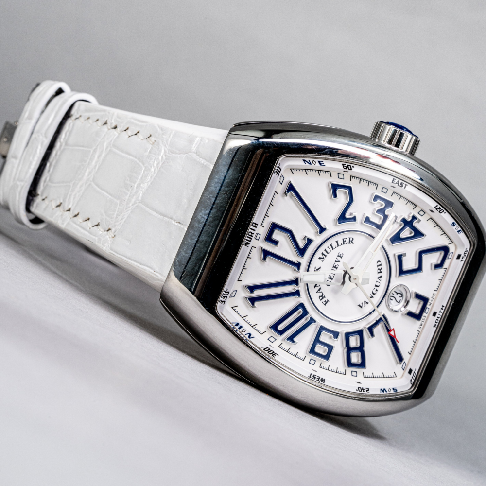 Alligator Leather Strap for Franck Muller Vanguard