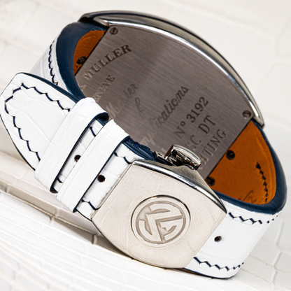 Alligator Leather Strap for Franck Muller Vanguard