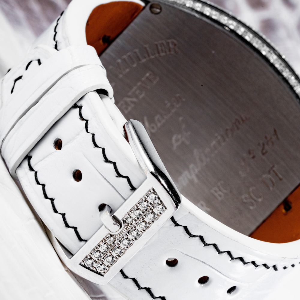 Alligator Leather Strap for Franck Muller Vanguard