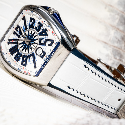 Alligator Leather Strap for Franck Muller Vanguard