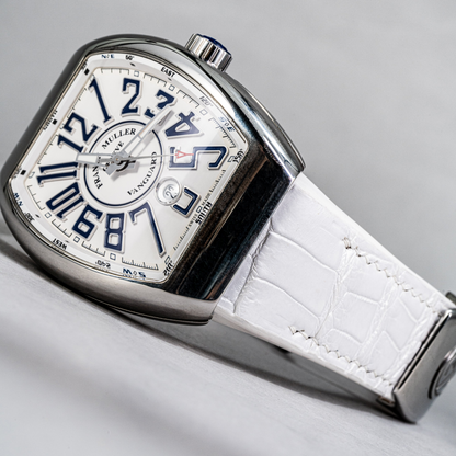 Alligator Leather Strap for Franck Muller Vanguard