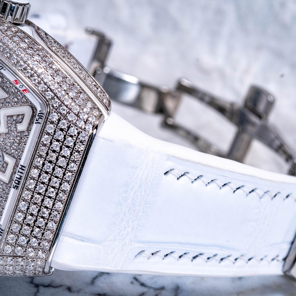 Alligator Leather Strap for Franck Muller Vanguard