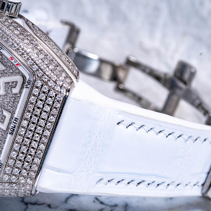 Alligator Leather Strap for Franck Muller Vanguard