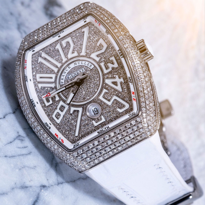 Alligator Leather Strap for Franck Muller Vanguard
