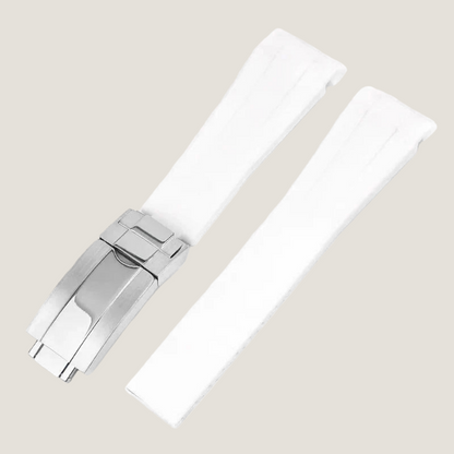 FKM Rubber Strap for Rolex Oyster Perpetual 41mm Deployant Clasp