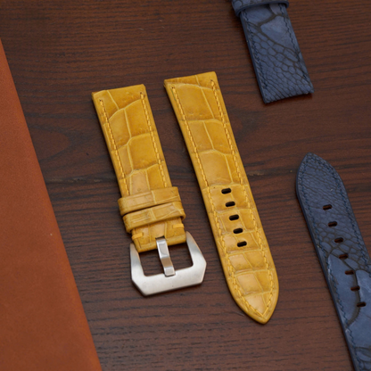 Alligator Leather Strap for Panerai Radiomir