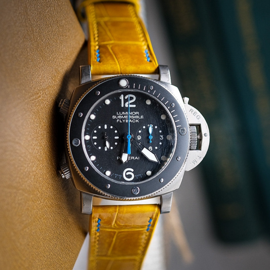 Alligator Leather Strap for Panerai Submersible