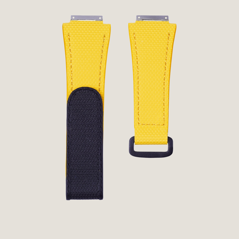 Custom Velcro Watch Strap for Richard Mille - FKM Rubber Sailcloth Pattern