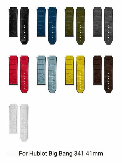 Hybrid Alligator & FKM Rubber Strap for Hublot