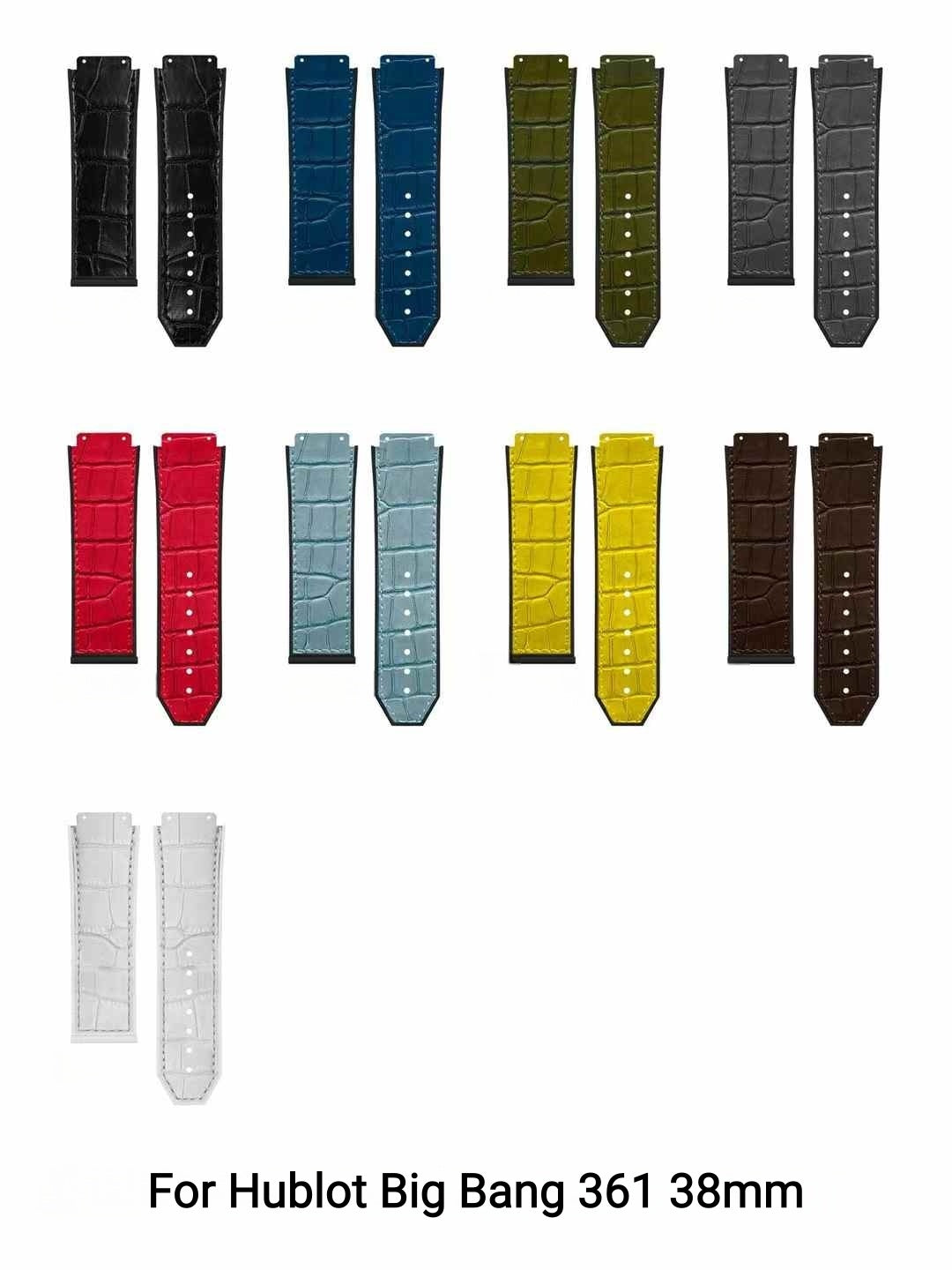 Hybrid Alligator & FKM Rubber Strap for Hublot