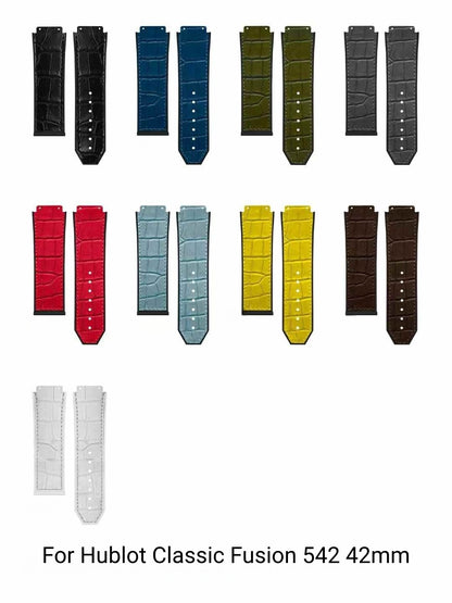 Hybrid Alligator & FKM Rubber Strap for Hublot