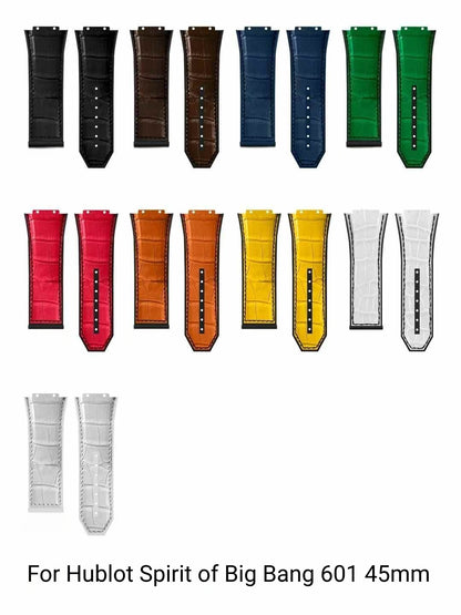 Hybrid Alligator & FKM Rubber Strap for Hublot