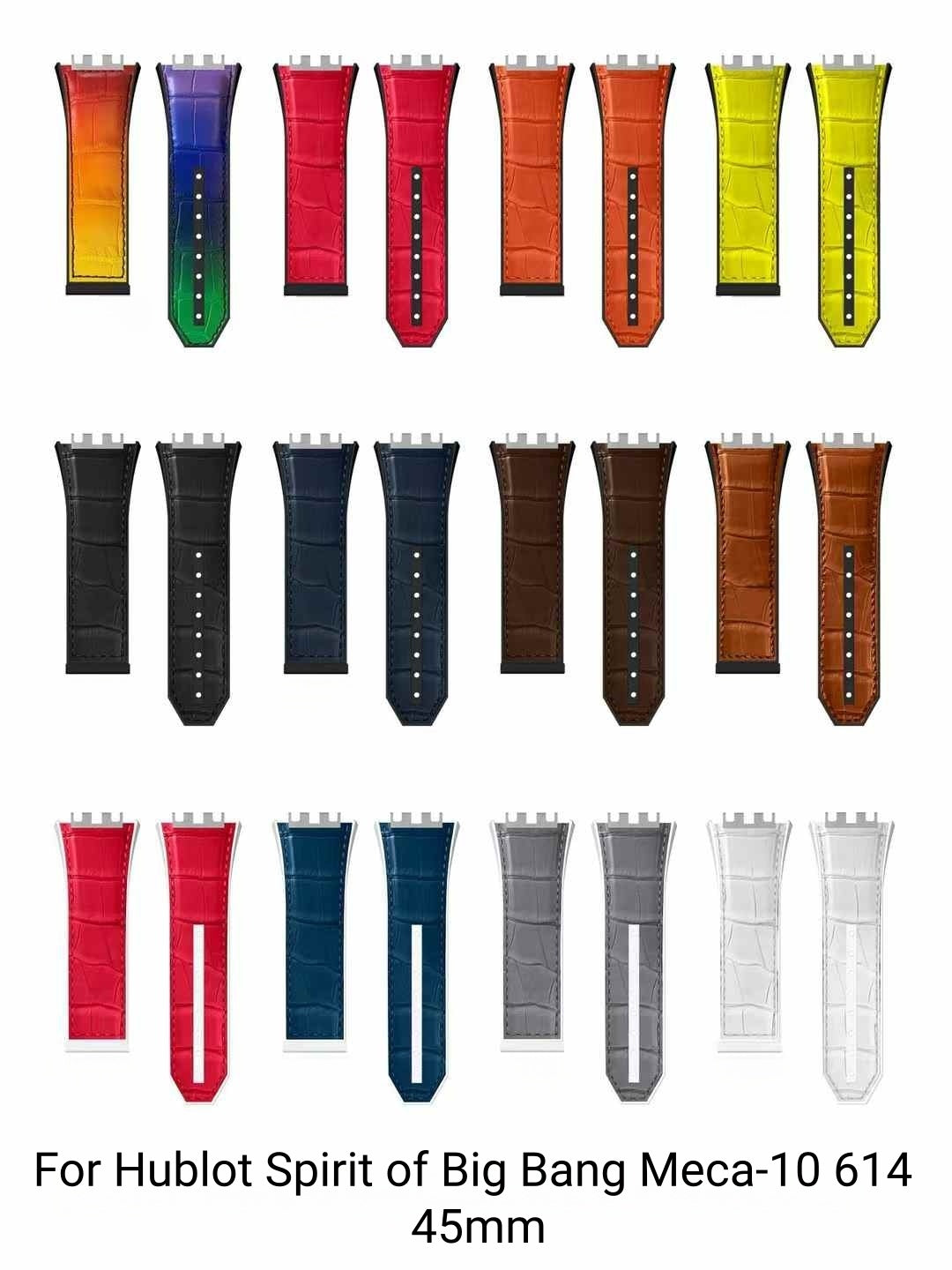 Hybrid Alligator & FKM Rubber Strap for Hublot