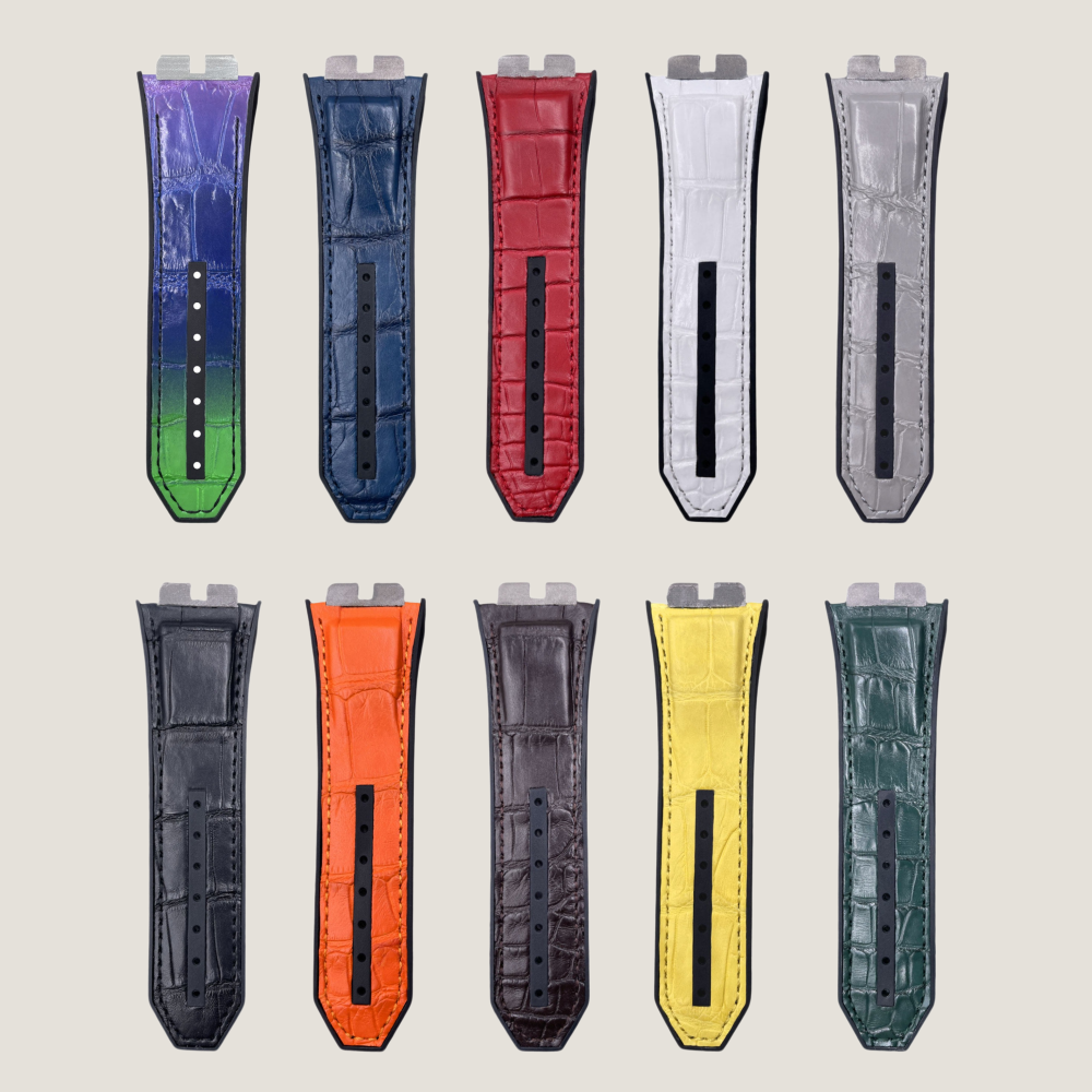 Hybrid Alligator & FKM Rubber Strap for Hublot