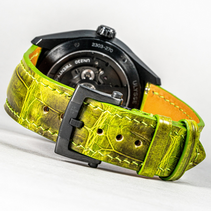 Alligator Leather Strap for Ulysse Nardin