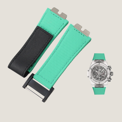 Velcro FKM Rubber Strap for Hublot