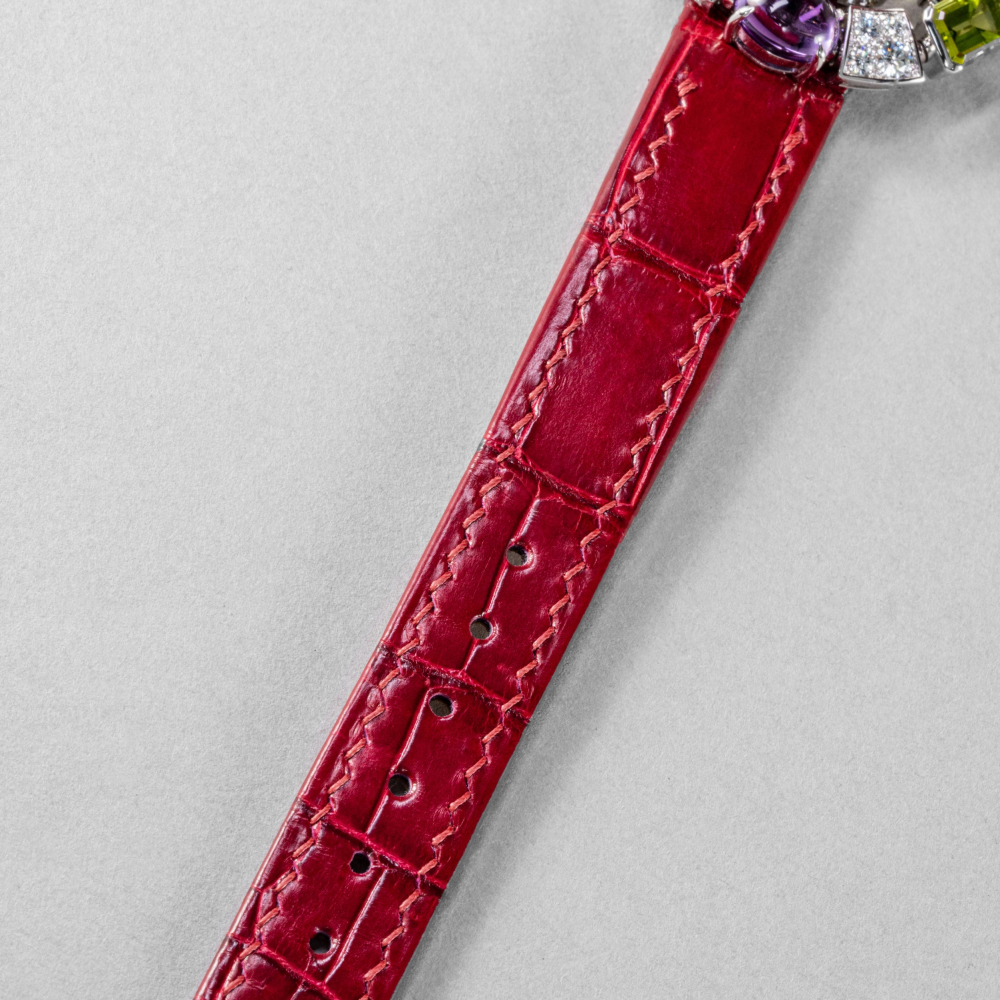Alligator Leather Strap for Bvlgari
