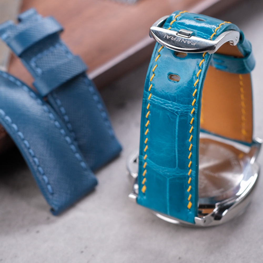 Alligator Leather Strap for Panerai Luminor