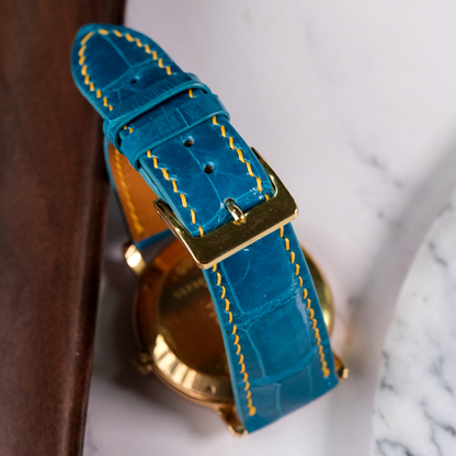 Alligator Leather Strap for Ulysse Nardin