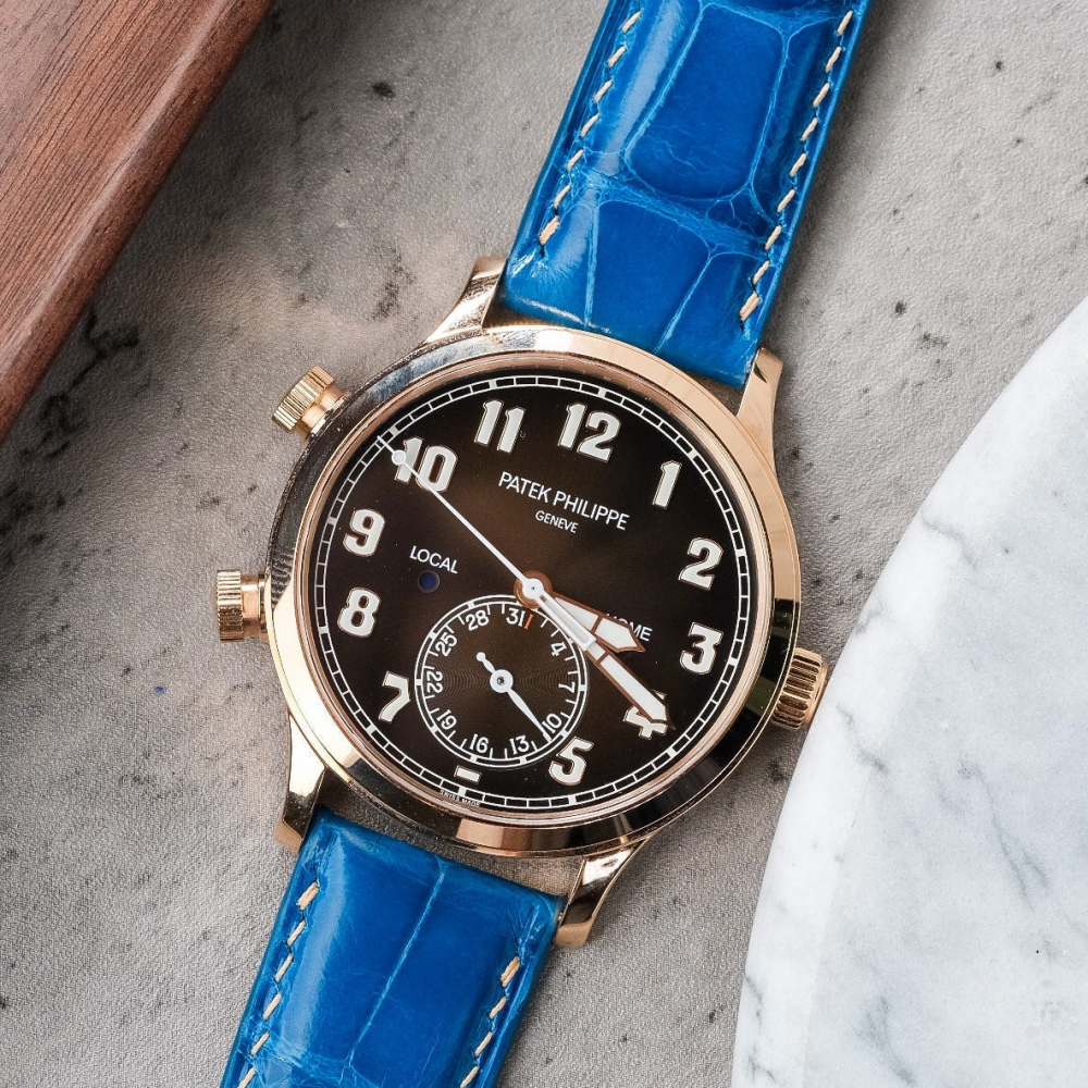 Alligator Leather Strap for Patek Philippe Complications