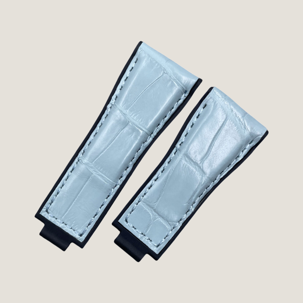 Hybrid Alligator & FKM Rubber Strap for Rolex