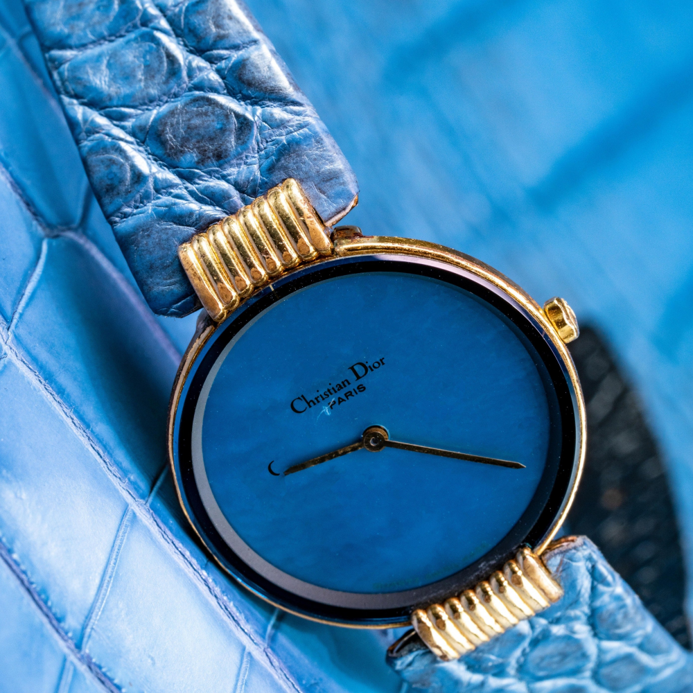 Alligator Leather Strap for Christian Dior