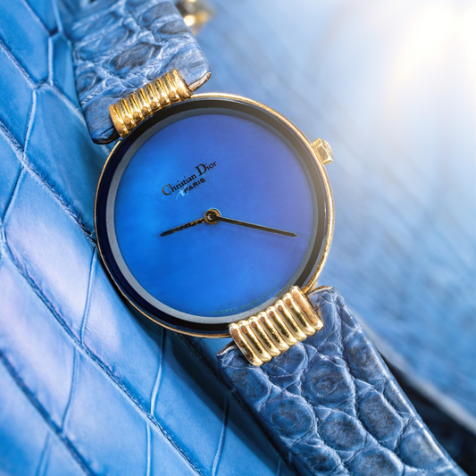 Alligator Leather Strap for Christian Dior