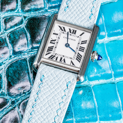 Epsom Leather Strap for Cartier Tank
