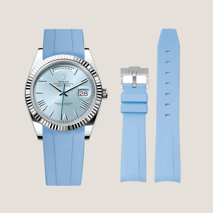 FKM Rubber Strap for Rolex Day-Date Pin Buckle