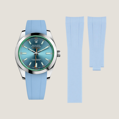 Rolex Milgauss Rubber Strap for Deployant Clasp