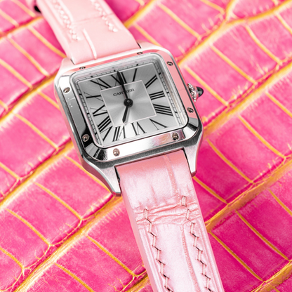 Alligator Leather Strap for Cartier Santos Dumont