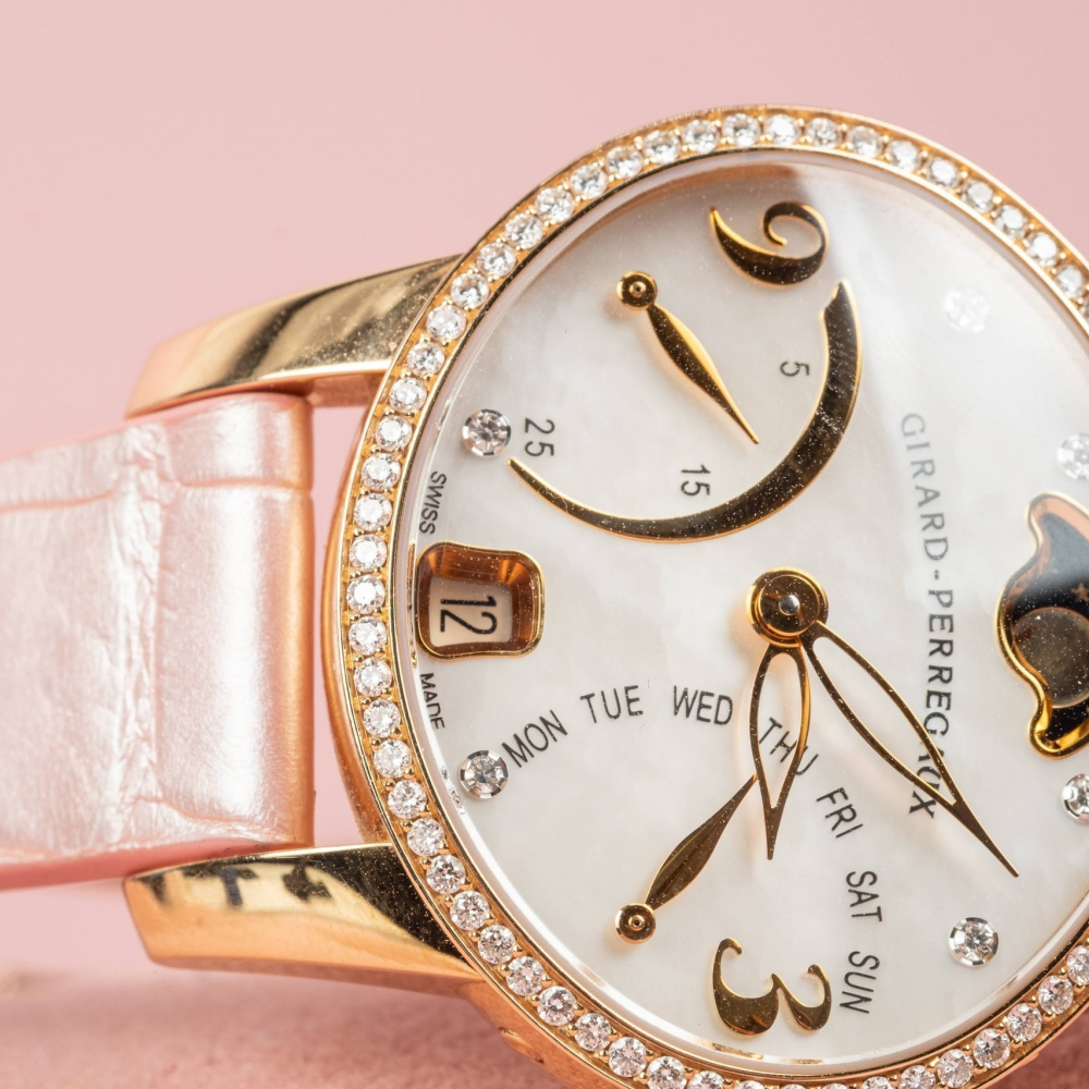 Alligator Leather Strap for Girard-Perregaux