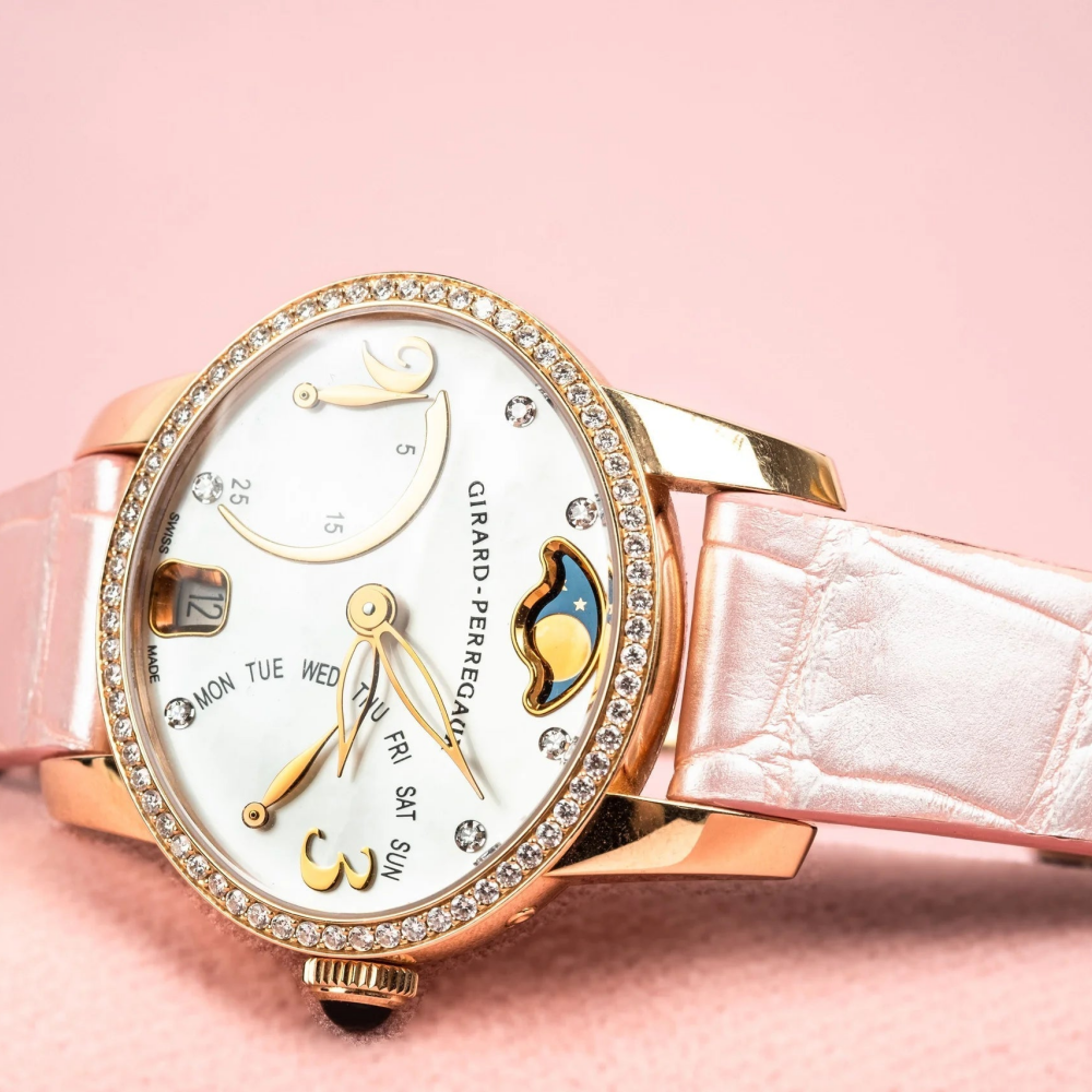 Alligator Leather Strap for Girard-Perregaux