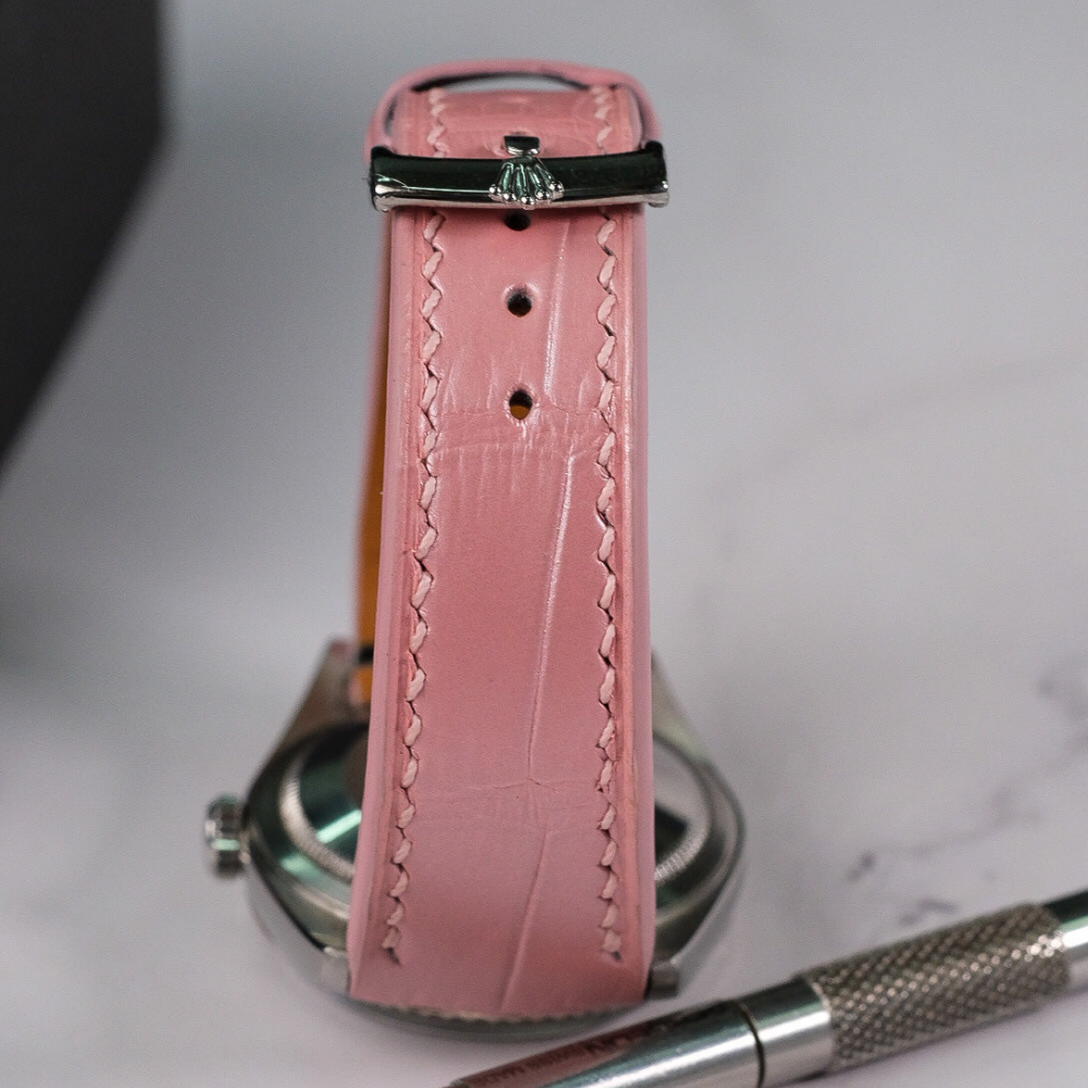 Alligator Leather Strap for Rolex Datejust