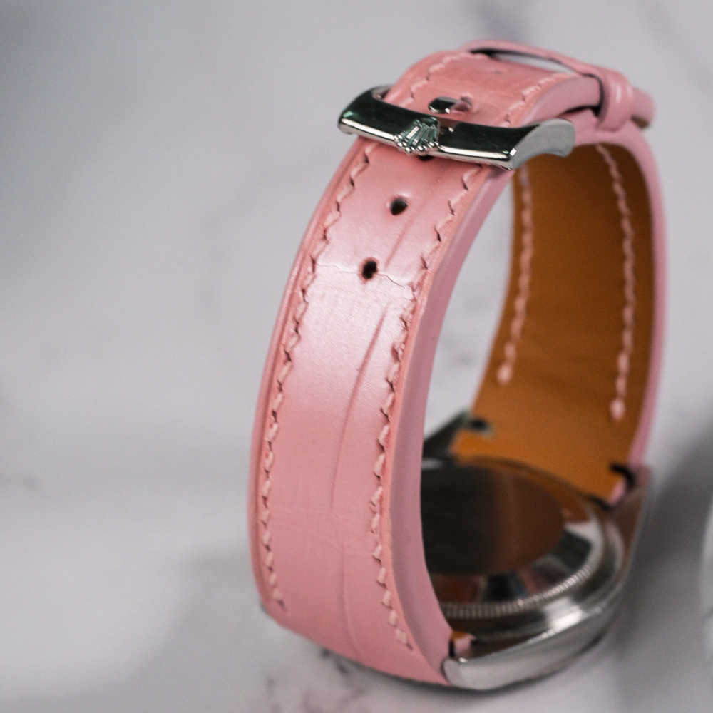 Alligator Leather Strap for Rolex Datejust