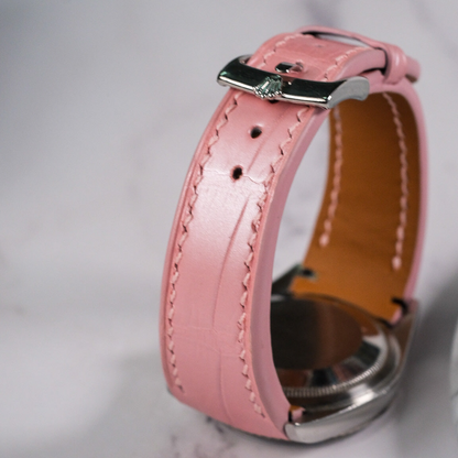 Alligator Leather Strap for Rolex Datejust