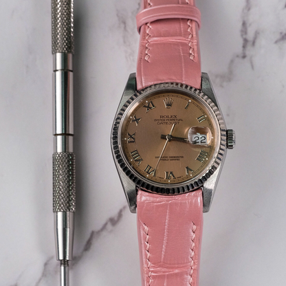 Alligator Leather Strap for Rolex Datejust