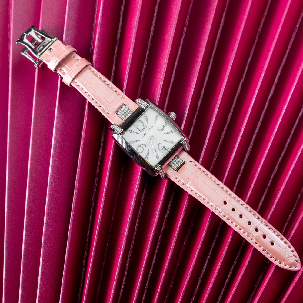 Alligator Leather Strap for Ulysse Nardin