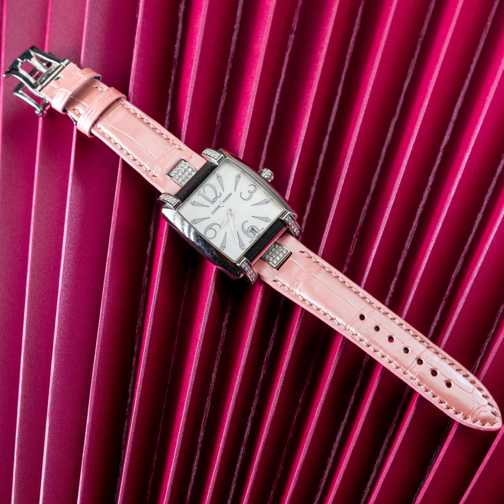 Alligator Leather Strap for Ulysse Nardin