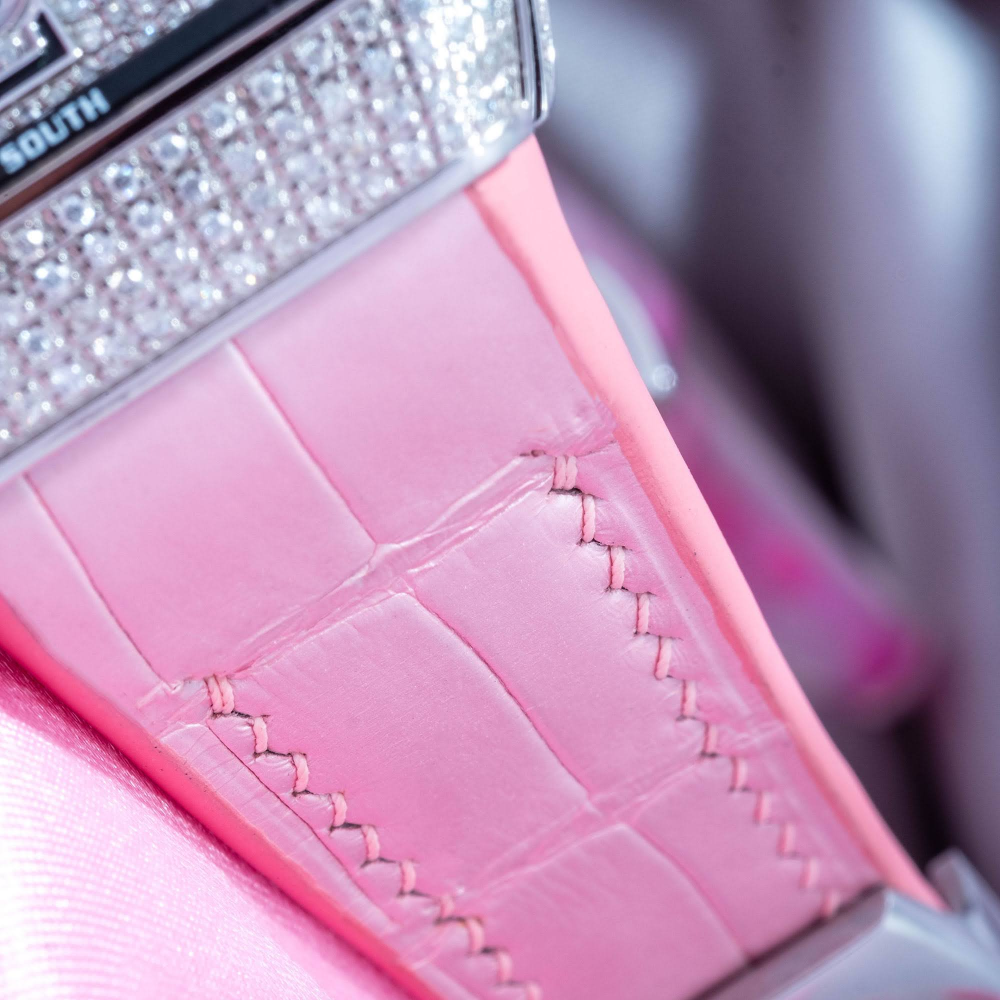 Alligator Leather Strap for Franck Muller Vanguard