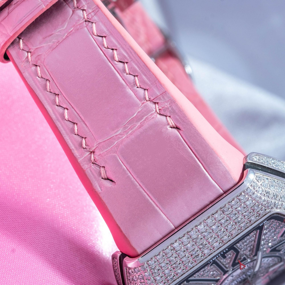 Alligator Leather Strap for Franck Muller Vanguard