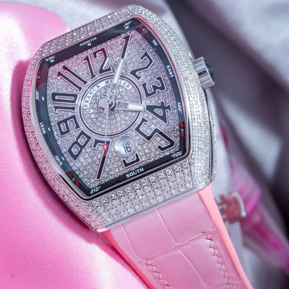 Alligator Leather Strap for Franck Muller Vanguard