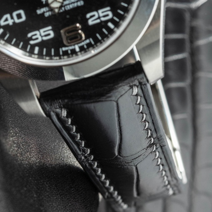 Rolex Air-King Alligator Leather Strap – Handmade Custom Fit
