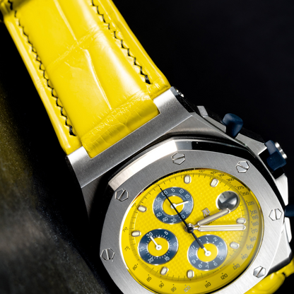Alligator Leather Strap for AP Royal Oak Offshore 42mm