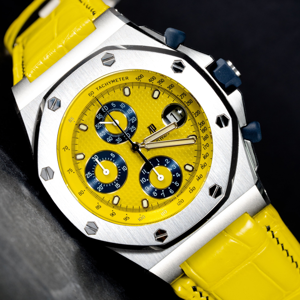 Alligator Leather Strap for AP Royal Oak Offshore 42mm