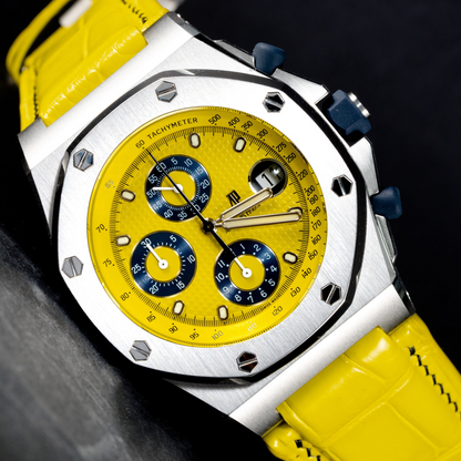 Alligator Leather Strap for AP Royal Oak Offshore 42mm