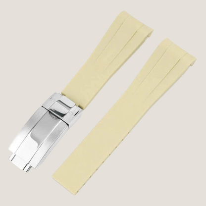 FKM Rubber Strap for Rolex Air-King Deployant Clasp